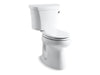 KOHLER 3949-RA-0 Highline Comfort Height Two-Piece Elongated 1.28 Gpf Chair Height Toilet With Right-Hand Trip Lever And 14" Rough-In in White