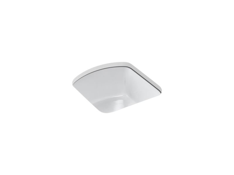 KOHLER Napa 18-3/4" x 18-11/16" x 9-5/8" Undermount bar sink with no faucet holes