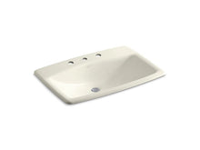 Load image into Gallery viewer, KOHLER K-2885-8-96 Drop-in bathroom sink with widespread faucet holes
