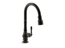 Load image into Gallery viewer, KOHLER K-99259 Artifacts Pull-down kitchen sink faucet with three-function sprayhead

