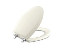 Load image into Gallery viewer, KOHLER K-4722-T-96 Triko elongated toilet seat with Polished Chrome hinges
