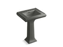 Load image into Gallery viewer, KOHLER 2238-4 Memoirs Classic 24&amp;quot; pedestal bathroom sink with 4&amp;quot; centerset faucet holes
