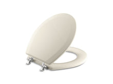 Load image into Gallery viewer, KOHLER K-4726-T-47 Triko round-front toilet seat with Polished Chrome hinges
