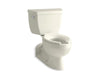 KOHLER 3652-T-96 Barrington Two-Piece Elongated 1.0 Gpm Toilet With Pressure Lite(R) Flushing Technology, Left-Hand Trip Lever And Toilet Tank Locks in Biscuit