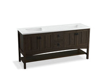 Load image into Gallery viewer, KOHLER K-99560-1WC Marabou 72&amp;quot; bathroom vanity cabinet with 4 doors and 2 drawers
