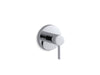 KOHLER T10943-4-CP Stillness Valve Trim With Lever Handle For Volume Control Valve, Requires Valve in Polished Chrome