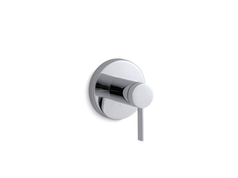 KOHLER T10943-4-CP Stillness Valve Trim With Lever Handle For Volume Control Valve, Requires Valve in Polished Chrome