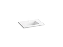 Load image into Gallery viewer, KOHLER K-2779-1 Ceramic/Impressions 31&amp;quot; Vitreous china vanity top with integrated rectangular sink
