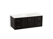 Load image into Gallery viewer, KOHLER K-99522-1WU Damask 48&amp;quot; wall-hung bathroom vanity cabinet with 2 doors and 4 drawers
