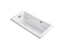 Load image into Gallery viewer, KOHLER K-865-GBN-0 Tea-for-Two 72&amp;quot; x 36&amp;quot; drop-in BubbleMassage air bath with Vibrant Brushed Nickel airjet finish
