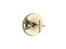 Load image into Gallery viewer, KOHLER K-T14488-3 Purist MasterShower temperature control valve trim with cross handle

