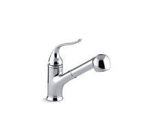 Load image into Gallery viewer, KOHLER 15160-CP Coralais Single-Hole Or Three-Hole Kitchen Sink Faucet With Pull-Out Matching Color Sprayhead, 9&amp;quot; Spout Reach And Lever Handle in Polished Chrome
