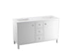 KOHLER K-99511-LG Jacquard 60" bathroom vanity cabinet