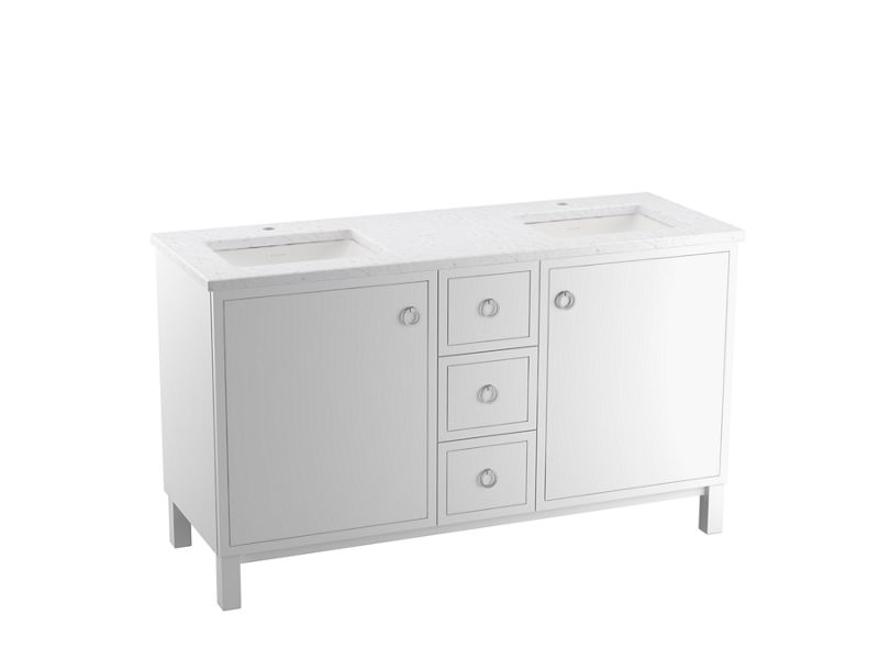 KOHLER K-99511-LG Jacquard 60" bathroom vanity cabinet