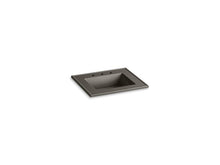 Load image into Gallery viewer, KOHLER K-2777-8-G86 Ceramic/Impressions 25&amp;quot; rectangular vanity-top bathroom sink with 8&amp;quot; widespread faucet holes
