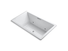 Load image into Gallery viewer, KOHLER K-1174-GVBCW-0 Underscore Rectangle 72&amp;quot; x 42&amp;quot; drop-in VibrAcoustic + BubbleMassage(TM) Air Bath with Bask(TM) heated surface and chromatherapy and center drain
