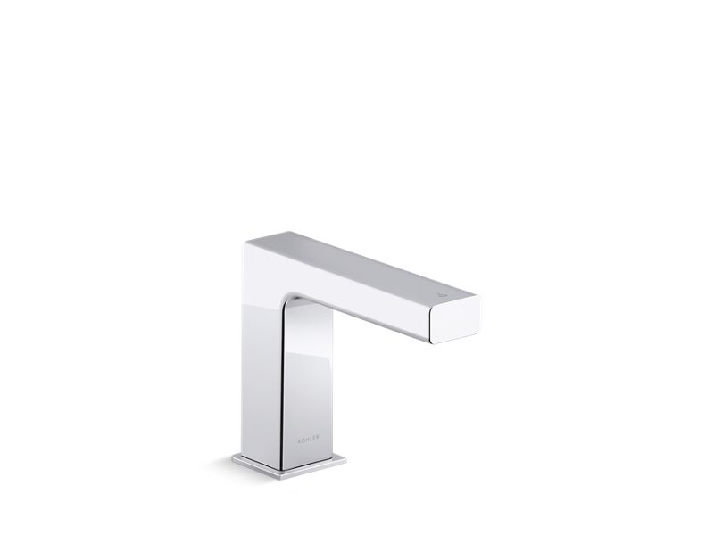 KOHLER K-104S37-SANA Strayt Touchless faucet with Kinesis sensor technology and temperature mixer, DC-powered