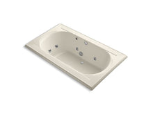 Load image into Gallery viewer, KOHLER K-1418-HC-47 Memoirs 72&amp;quot; x 42&amp;quot; drop-in whirlpool with reversible drain, heater and custom pump location without jet trim
