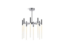 Load image into Gallery viewer, KOHLER 23459-CHLED-CPL Components Eight-Light Led Chandelier in Polished Chrome
