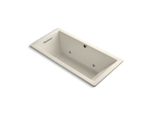 Load image into Gallery viewer, KOHLER K-1822-GCW-47 Underscore Rectangle 66&amp;quot; x 32&amp;quot; drop-in BubbleMassage(TM) Air Bath with reversible drain and Bask(TM) heated surface
