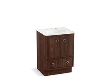 Load image into Gallery viewer, KOHLER K-99501-TK-1WE Jacquard 24&amp;quot; bathroom vanity cabinet with toe kick, 2 doors and 1 drawer
