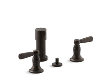 Load image into Gallery viewer, KOHLER K-10586-4 Bancroft Vertical spray bidet faucet with lever handles
