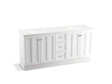 Load image into Gallery viewer, KOHLER K-99525-TK-1WA Damask 72&amp;quot; bathroom vanity cabinet with toe kick, 4 doors and 3 drawers
