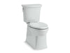 KOHLER 5709-95 Corbelle Comfort Height Continuousclean Two-Piece Elongated 1.28 Gpf Chair Height Toilet With Continuousclean Technology in Ice Grey