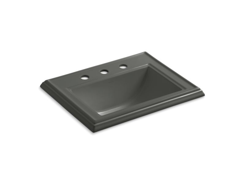 KOHLER K-2241-8 Memoirs Classic Classic drop-in bathroom sink with 8" widespread faucet holes