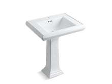 Load image into Gallery viewer, KOHLER 2258-1 Memoirs Classic 27&amp;quot; pedestal bathroom sink with single faucet hole
