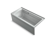 Load image into Gallery viewer, KOHLER K-1948-RAW Archer 66&amp;quot; x 32&amp;quot; alcove bath with Bask heated surface, integral apron, integral flange, and right-hand drain
