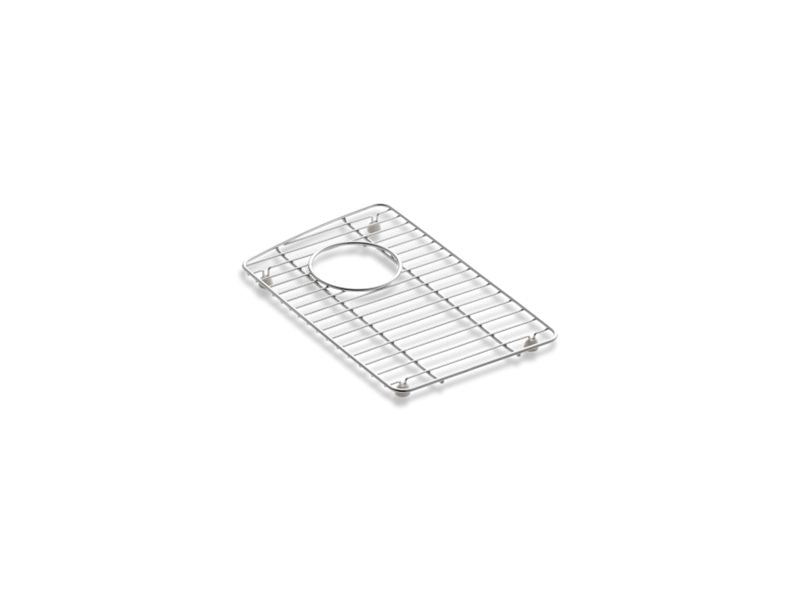 KOHLER 6148-ST Wheatland 9-1/8" X 14-3/8" Stainless Steel Sink Rack, For Left Bowl in Stainless Steel