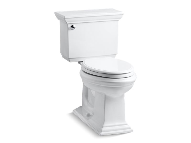 KOHLER K-3817 Memoirs Stately ComForteeight Two-piece elongated 1.28 gpf chair height toilet