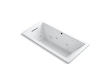 Load image into Gallery viewer, KOHLER K-1822-JH Underscore 66&amp;quot; x 32&amp;quot; heated whirlpool bath with end drain
