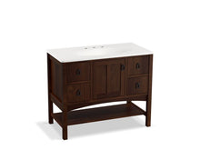 Load image into Gallery viewer, KOHLER K-99568-1WB Marabou 42&amp;quot; bathroom vanity cabinet with 1 door and 4 drawers
