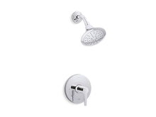Load image into Gallery viewer, KOHLER TS97077-4-CP Pitch Rite-Temp Shower Trim With 2.0 Gpm Showerhead in Polished Chrome
