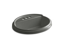 Load image into Gallery viewer, KOHLER K-2992-4-58 Tresham Oval Drop-in bathroom sink with 4&amp;quot; centerset faucet holes
