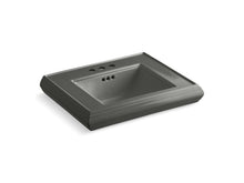 Load image into Gallery viewer, KOHLER K-2239-4 Memoirs Pedestal/console table bathroom sink basin with 4&amp;quot; centerset faucet holes
