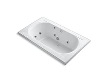 Load image into Gallery viewer, KOHLER K-1418-HN-0 Memoirs 72&amp;quot; x 42&amp;quot; drop-in whirlpool with reversible drain, heater and custom pump location without jet trim
