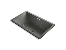 Load image into Gallery viewer, KOHLER K-1174-XH2G-58 Underscore Rectangle 72&amp;quot; x 42&amp;quot; drop-in whirlpool + BubbleMassage(TM) Air Bath with center drain
