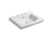 Load image into Gallery viewer, KOHLER K-2956-8-0 Persuade Curv Vanity-top bathroom sink with 8&amp;quot; widespread faucet holes
