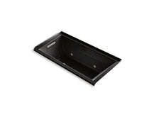 Load image into Gallery viewer, KOHLER K-1167-GCRLW-7 Underscore Rectangle 60&amp;quot; x 30&amp;quot; alcove BubbleMassage(TM) Air Bath with Bask heated surface, chromatherapy and left-hand drain
