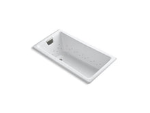 Load image into Gallery viewer, KOHLER K-852-GBN-0 Tea-for-Two 60&amp;quot; x 32&amp;quot; drop-in BubbleMassage air bath with Vibrant Brushed Nickel airjet finish
