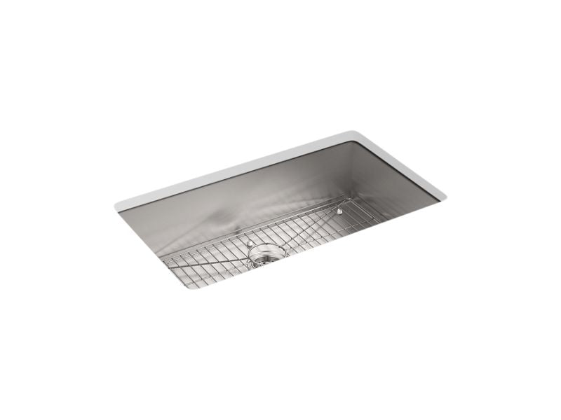 KOHLER K-3821-3 Vault 33" top-/undermount single-bowl kitchen sink