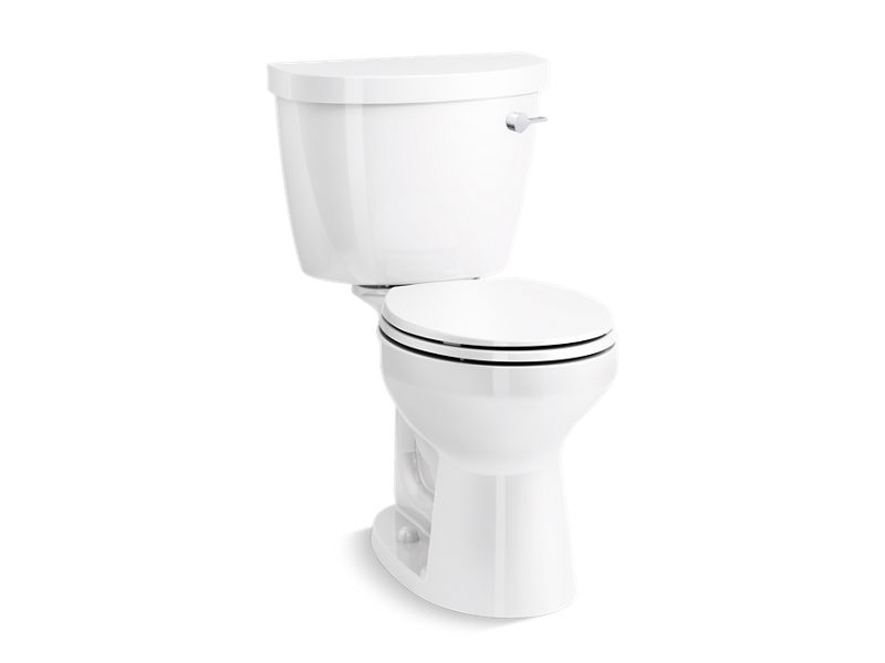 KOHLER Cimarron Comfort Height two-piece round-front 1.28 gpf chair height toilet