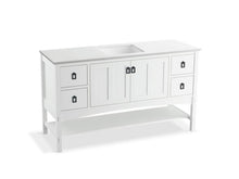 Load image into Gallery viewer, KOHLER K-99558-1WA Marabou 60&amp;quot; bathroom vanity cabinet with 2 doors and 4 drawers
