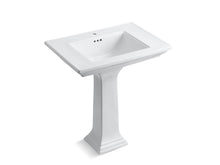 Load image into Gallery viewer, KOHLER 2268-1 Memoirs Stately 30&amp;quot; pedestal bathroom sink with single faucet hole
