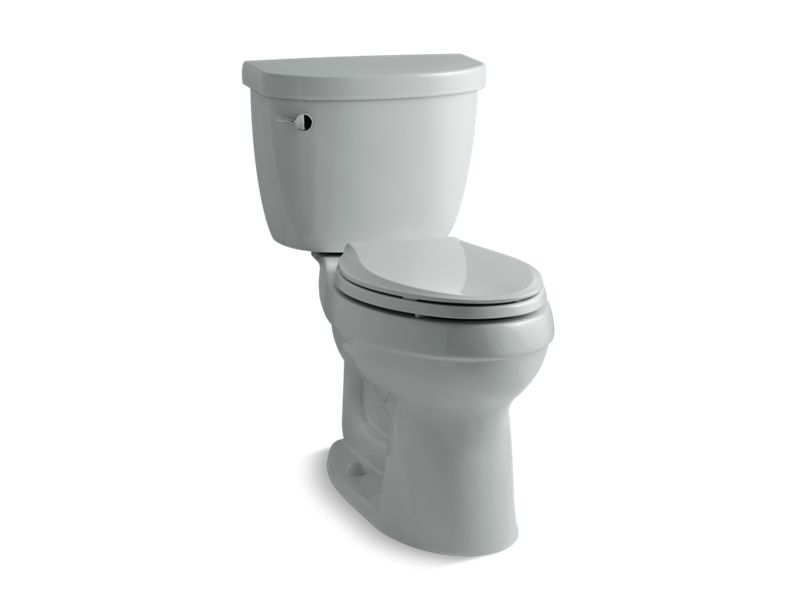 KOHLER 3609-U-NY Cimarron Comfort Height Two-Piece Elongated 1.28 Gpf Chair Height Toilet With Insulated Tank in Dune