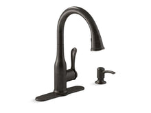Load image into Gallery viewer, KOHLER K-R23863-SD Motif Pull-down kitchen faucet with soap/lotion dispenser
