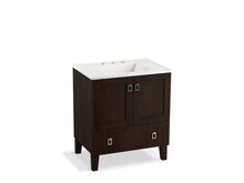 Load image into Gallery viewer, KOHLER K-99529-LG-1WB Poplin 30&amp;quot; bathroom vanity cabinet with legs, 2 doors and 1 drawer
